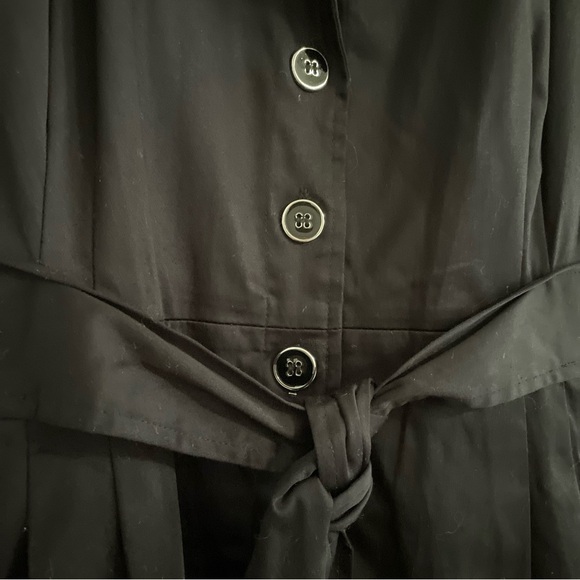 Calvin Klein • black shirtdress NWOT • 16 - Picture 3 of 7